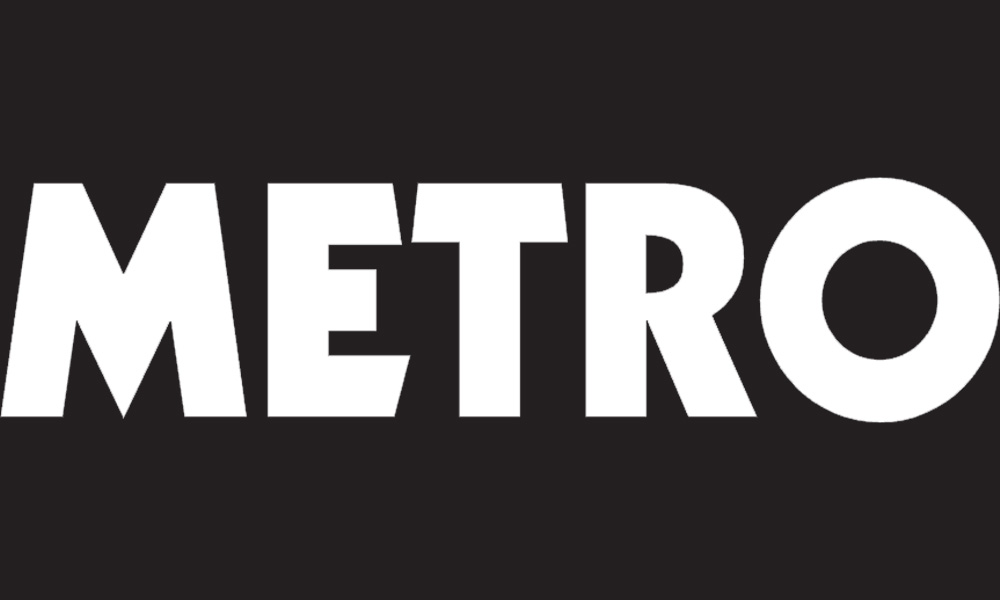 metro - logo white